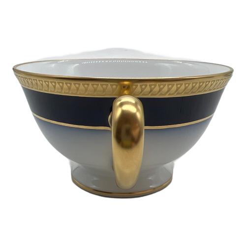 大倉陶園 (オオクラトウエン) ティー碗皿 瑠璃片葉金蝕