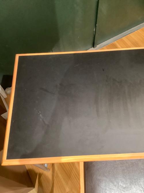 UNICO (ウニコ) デスク 258 ブラック×ライトブラウン GRIFU