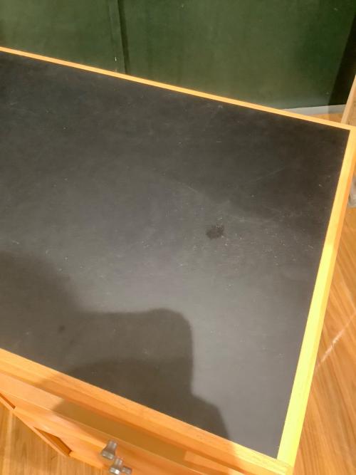 UNICO (ウニコ) デスク 258 ブラック×ライトブラウン GRIFU