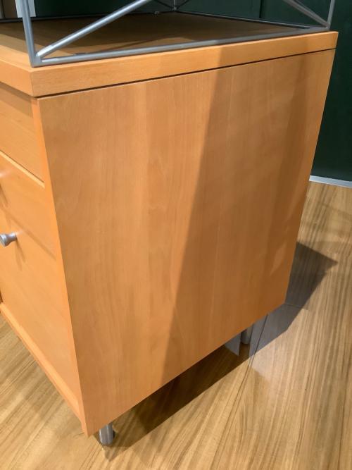 UNICO (ウニコ) デスク 258 ブラック×ライトブラウン GRIFU