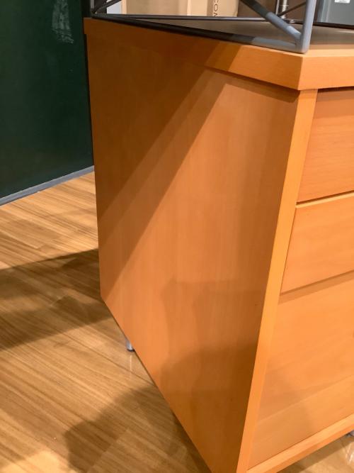 UNICO (ウニコ) デスク 258 ブラック×ライトブラウン GRIFU