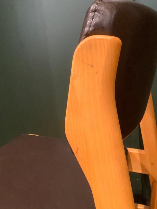 UNICO (ウニコ) デスク 258 ブラック×ライトブラウン GRIFU