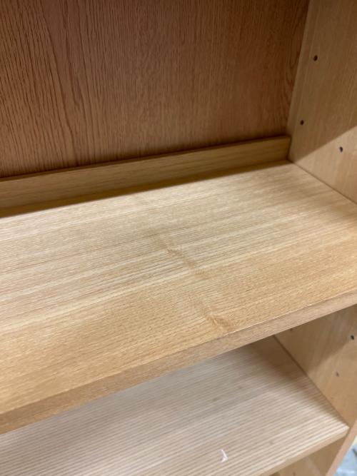 無印良品 (ムジルシリョウヒン) 本棚 幅80 奥20 高175 （ｃｍ） ナチュラル