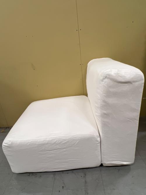 無印良品 (ムジルシリョウヒン) 1人掛けソファー 7 ホワイト