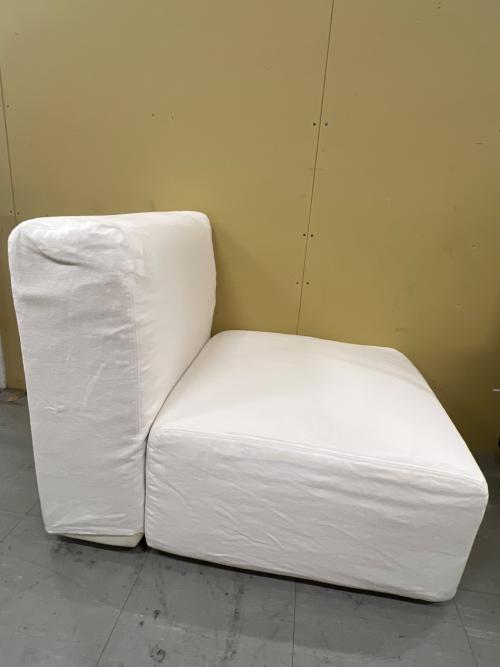 無印良品 (ムジルシリョウヒン) 1人掛けソファー 7 ホワイト