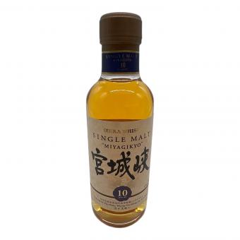 ニッカ 宮城峡 シングルモルト 10年 180ml