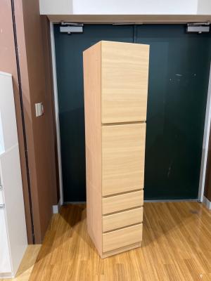 ニトリ 壁面ユニットキャビネット 幅40奥45高180（ｃｍ） ナチュラル ウォーレン