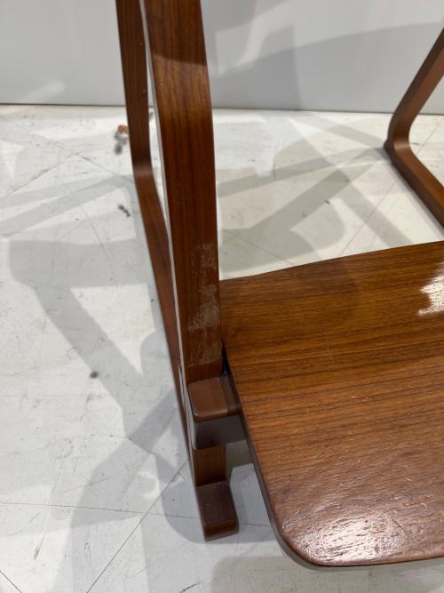 豊橋木工 デスクチェア 272 ブラウン×オレンジ UPRIGHT