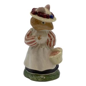 ROYAL DOULTON (ロイヤルドルトン)ブランベリーヘッジ lady　woodmouse ネズミ ブラウン×グリーン フィギュリン