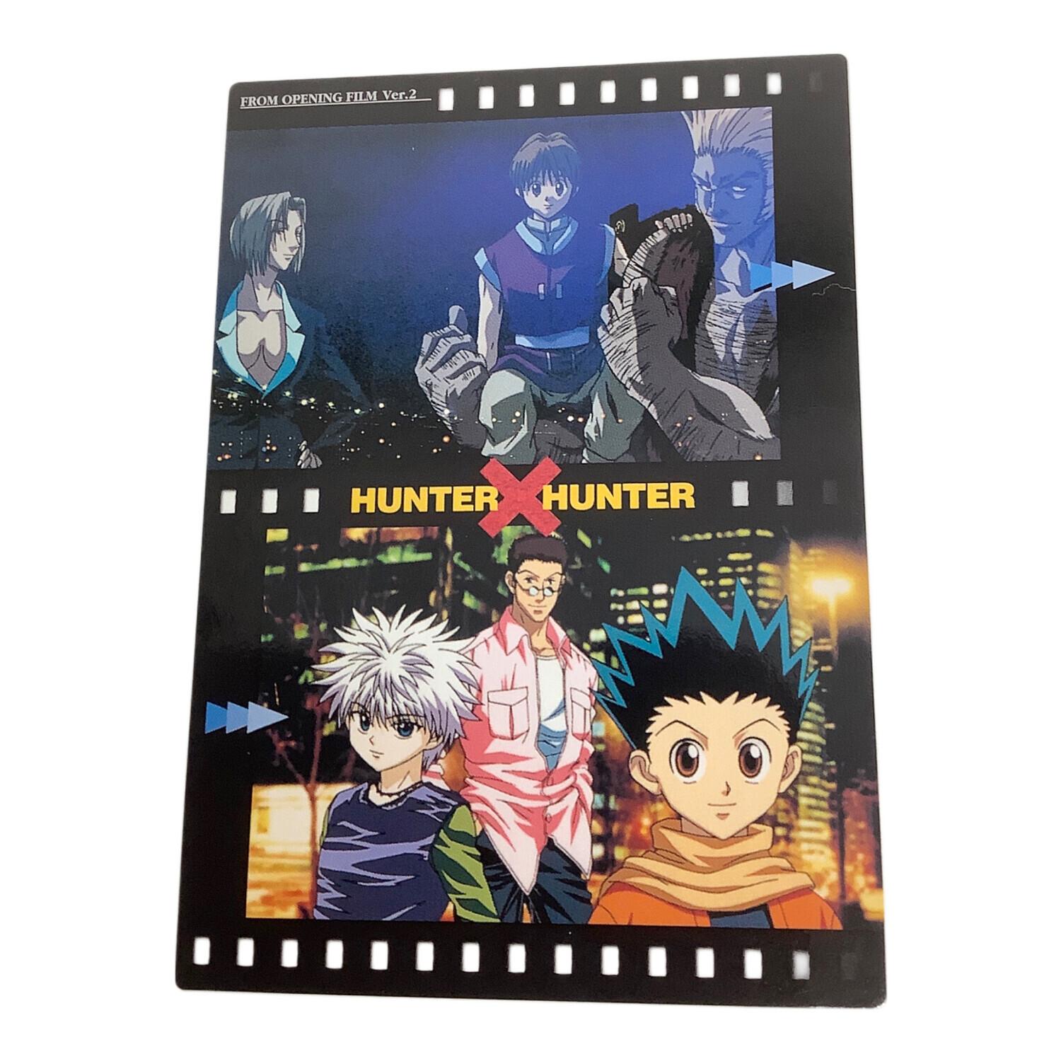 HUNTER×HUNTER カードセット 裏表両面仕様 幻影旅団編4枚OP,ED HUNTER×HUNTER (ハンター×ハンター) 旅団 メイン4人 カード 3