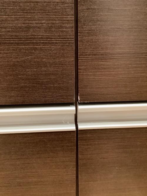 ニトリ ミドルチェスト 幅120 奥42 高90（ｃｍ） ダークブラウン