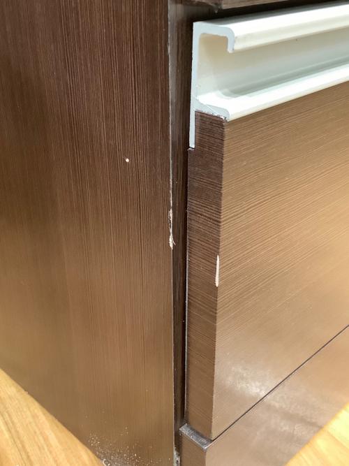 ニトリ ミドルチェスト 幅120 奥42 高90（ｃｍ） ダークブラウン