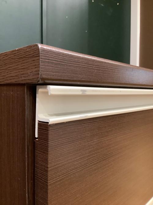 ニトリ ミドルチェスト 幅120 奥42 高90（ｃｍ） ダークブラウン