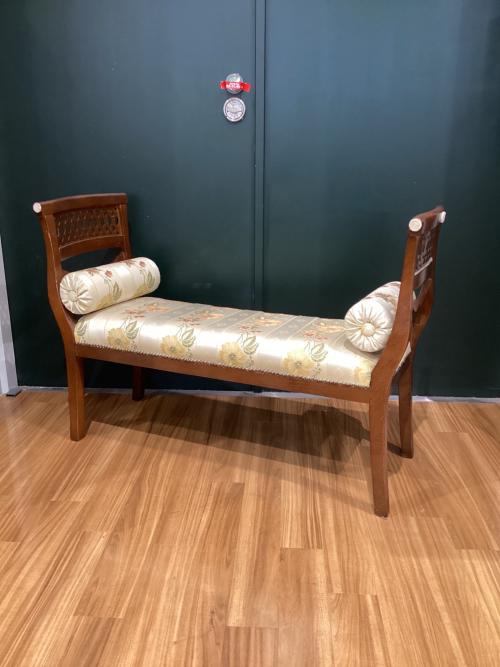 ベンチチェア 307 ブラウン×アイボリー