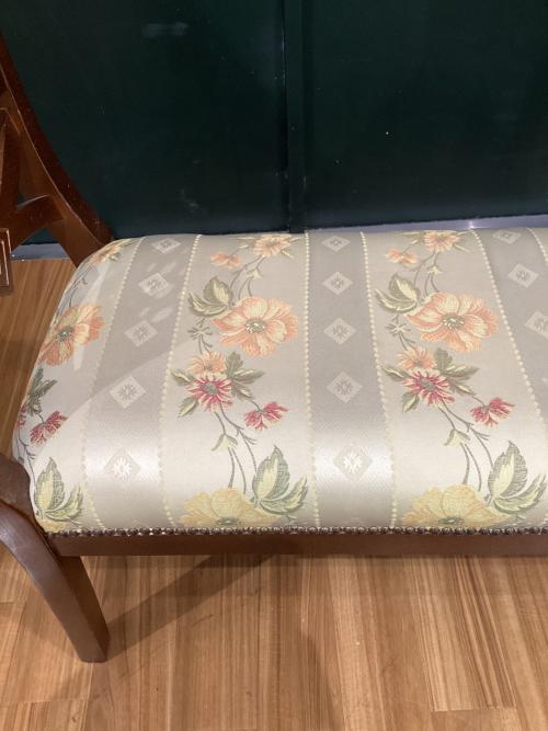 ベンチチェア 307 ブラウン×アイボリー