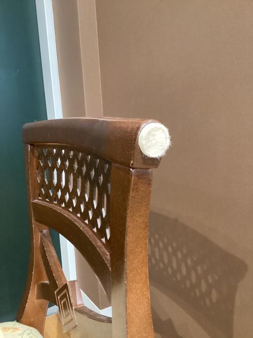 ベンチチェア 307 ブラウン×アイボリー