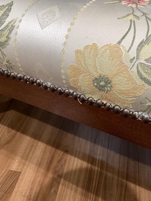 ベンチチェア 307 ブラウン×アイボリー