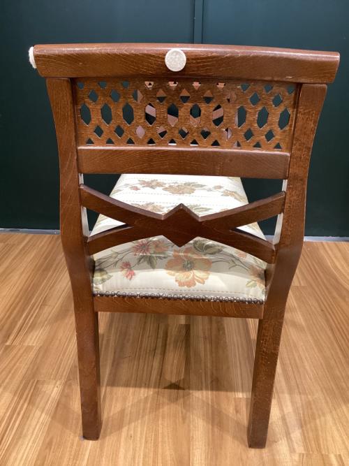 ベンチチェア 307 ブラウン×アイボリー