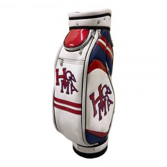 HONMA (ホンマ) キャディバッグ ホワイト×ブルー×レッド