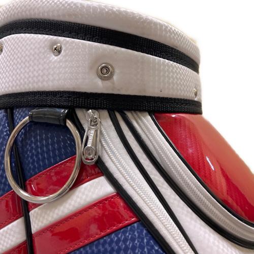 HONMA (ホンマ) キャディバッグ ホワイト×ブルー×レッド