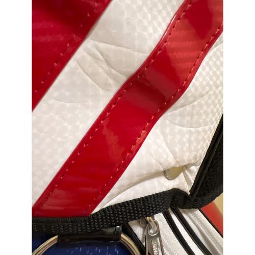 HONMA (ホンマ) キャディバッグ ホワイト×ブルー×レッド