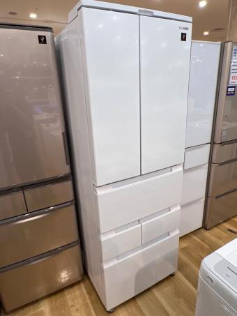 SHARP (シャープ) 6ドア冷蔵庫 SJ-MF46K-W 2023年製 218 457L