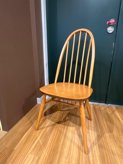 ercol (アーコール) ダイニングチェアー 129 ブラウン Quaker Windsor Chair
