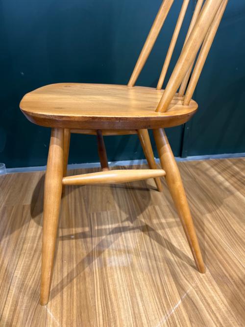 ercol (アーコール) ダイニングチェアー 129 ブラウン Quaker Windsor Chair