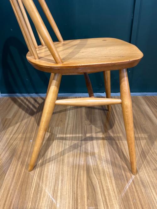 ercol (アーコール) ダイニングチェアー 129 ブラウン Quaker Windsor Chair