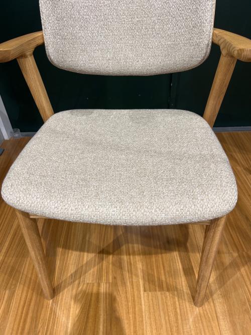 NOR (ノル) チェア RY-102D グレー×ナチュラル