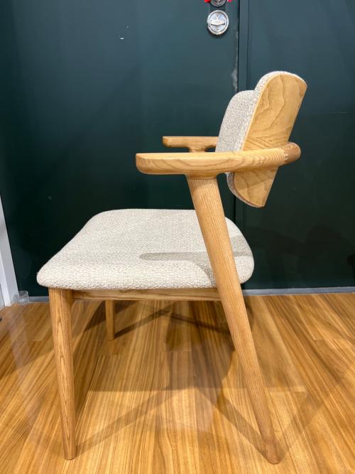 NOR (ノル) チェア RY-102D グレー×ナチュラル