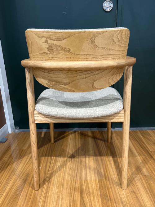 NOR (ノル) チェア RY-102D グレー×ナチュラル