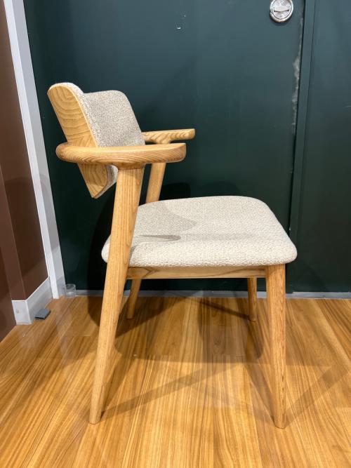 NOR (ノル) チェア RY-102D グレー×ナチュラル