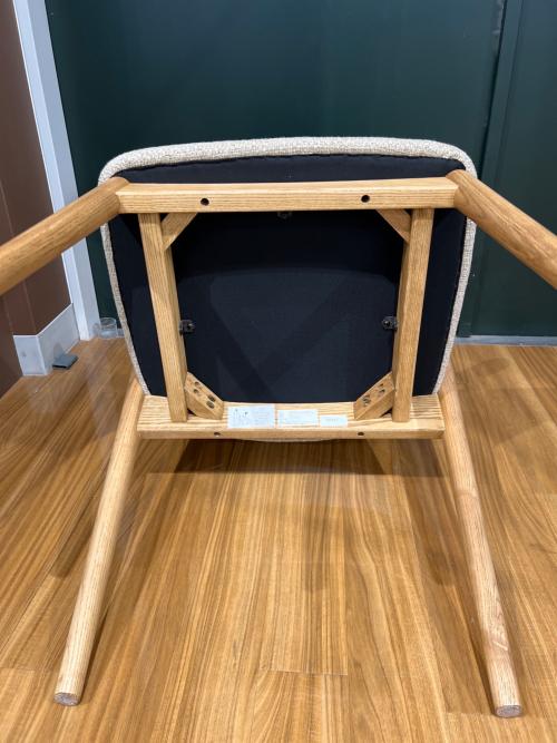 NOR (ノル) チェア RY-102D グレー×ナチュラル