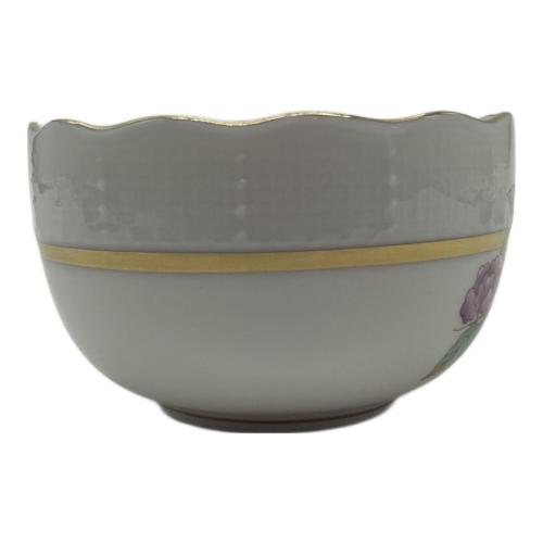 Herend (ヘレンド) カップ&ソーサー ホワイト×マルチカラー ヴィクトリアゴールド