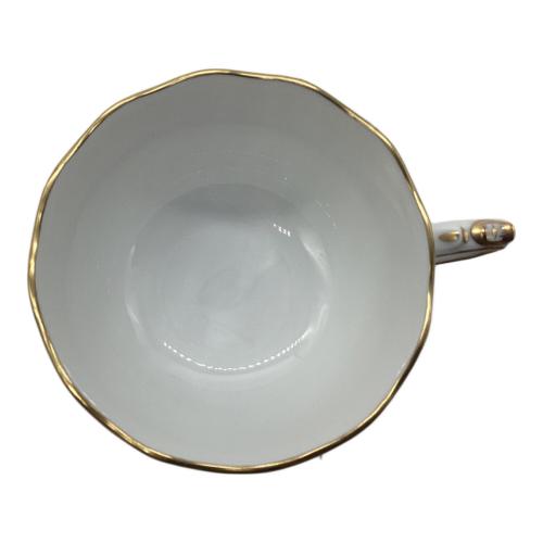 Herend (ヘレンド) カップ&ソーサー ホワイト×マルチカラー ヴィクトリアゴールド