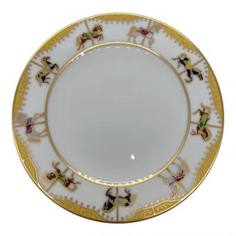 大倉陶園 (オオクラトウエン) プレート 約21㎝ うまくゆく回転木馬