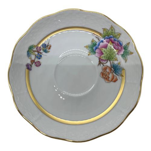 Herend (ヘレンド) カップ&ソーサー ホワイト×マルチカラー@ ヴィクトリアゴールド