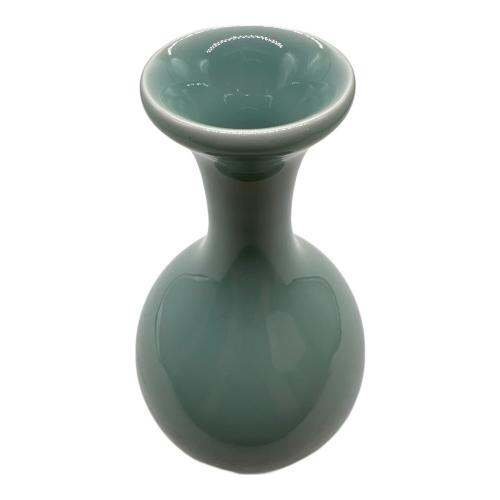 花瓶 青磁器 松本為佐視
