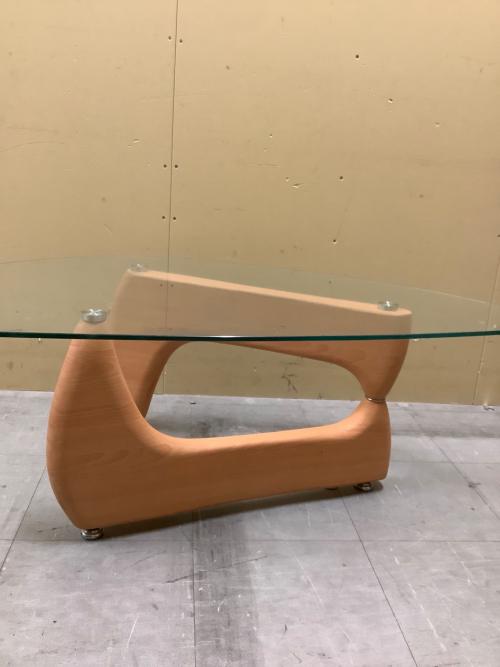 コーヒーテーブル ガラス ナチュラル