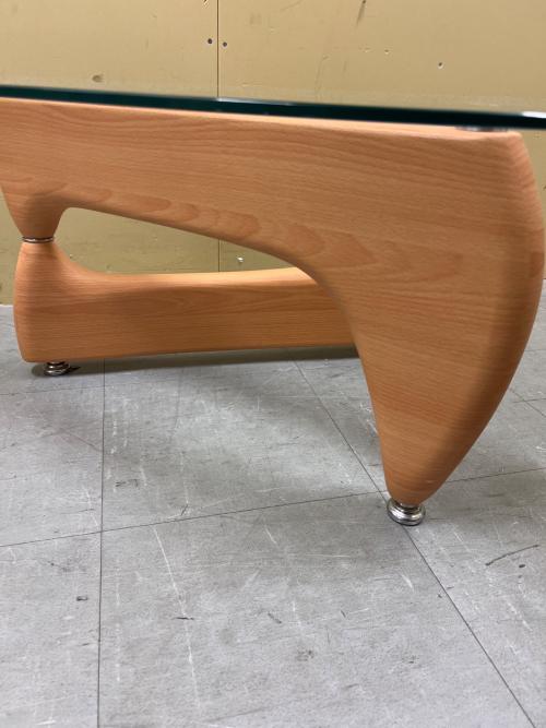 コーヒーテーブル ガラス ナチュラル