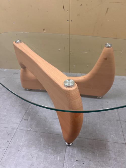 コーヒーテーブル ガラス ナチュラル