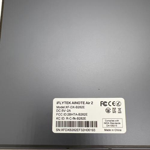 iFLY TEK AINOTE タブレット XF-DX-B282E