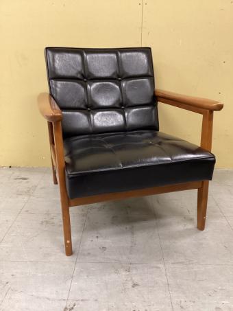 カリモク60 (カリモクロクマル) 1人掛けソファー 462 スタンダードブラック Kチェア