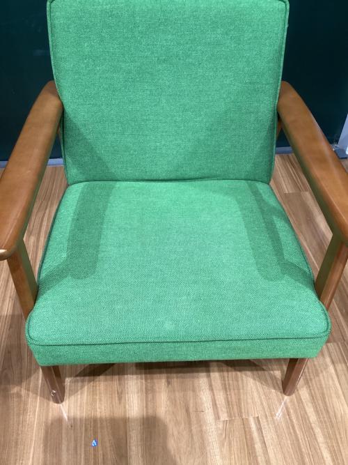 カリモク60 (カリモクロクマル) 1人掛けソファー 462 タープグリーン Kチェア