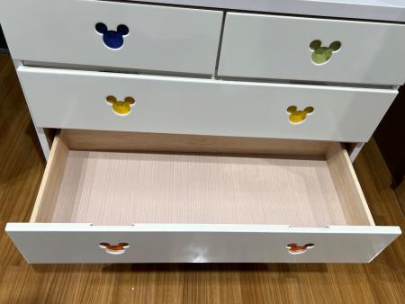 【トレファク神戸南店】アルファタカバ 4段チェスト （ディズニー）【取りに来られる方限定】 アルファタカバ 4段チェスト ホワイト ディズニー｜トレファクONLINE