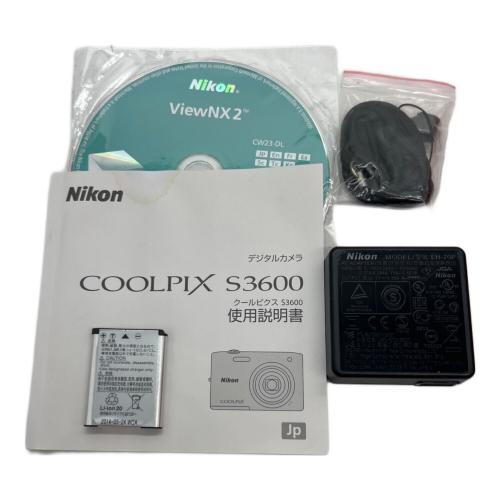 Nikon (ニコン) コンパクトデジタルカメラ COOLPIX S3600