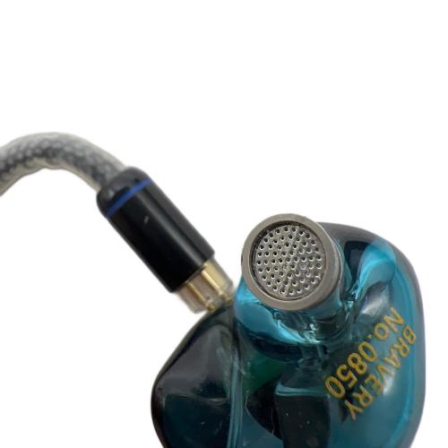 seeaudio (シーオーディオ) イヤホン Bravery AE Exclusive Edition ブルー