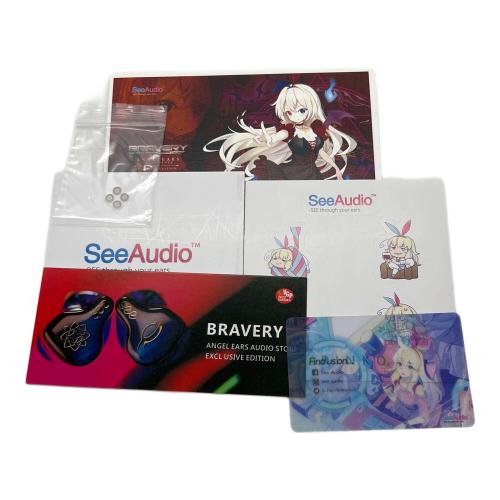 seeaudio (シーオーディオ) イヤホン Bravery AE Exclusive Edition ブルー