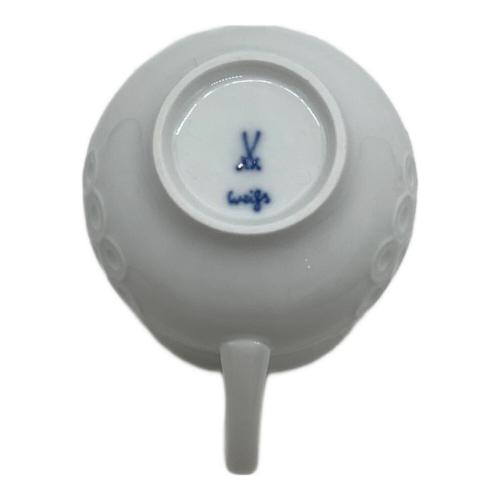 Meissen (マイセン) カップ&ソーサー ホワイトレリーフ